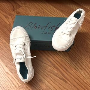 Blowfish white sneakers